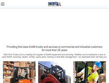 Tablet Screenshot of cdforktrucksltd.co.uk